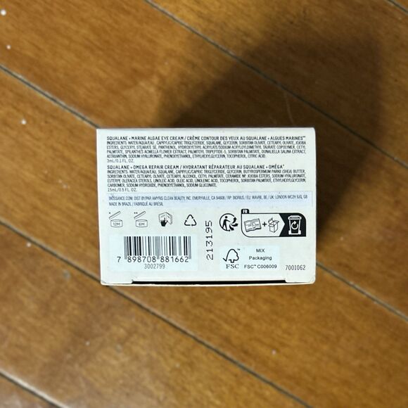 Biossance Squalane+Marine Algae Eye Cream Squalane+Omega Repair Moisturizer NEW - Picture 4 of 5